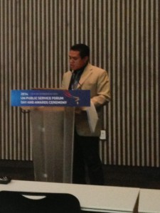 Coo-Chefia/DGDL, Miguel Pereira de Carvalho halao aprezentasaun kona ba PNDS iha Korea