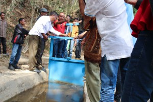 Inaugura Irigasaun iha Suku Lahae, Aileu