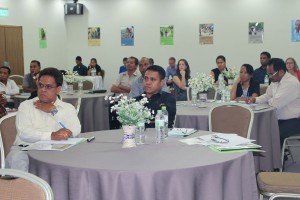 Partisipantes enkontru GTTIM intresante tebes hodi rona apresentasaun husi ekipa tekniku