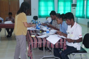 Kontabilista Nasional PNDS ho FST sira iha seriedade tuir treinamentu