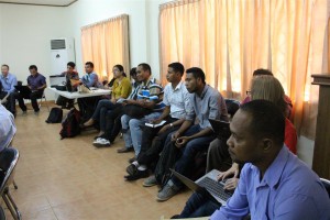 Funsionariu PNDS nasional ho sub-nasional rona hela intervensaun husi kordenadora jeral PNDS