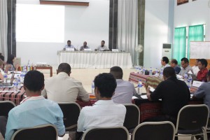 Simulasaun Abertura Prosesu Aprovizio, neebe involve Autoridade Lokal, Lider Komunitariu, EJS, DD Munisipiu no Fornesedor sira
