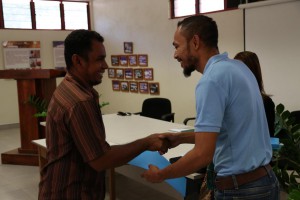 Sr. Rosito Guterres, hanesan Chefe Departamentu M&A fo sertifikadu ba partispantes