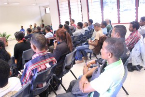 Partisipante sira rona hela Intervensaun Direktur Interino PNDS