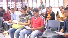 Partisipante treinamentu Fasilitador Tekniku Postu Administrativo 12 Munisipiu ho RAEOA (Rejiaun Administrativo Espesial Oecusse Ambeno