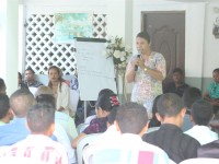 Diretora PNDS, Dulce Guterres Junior, Fasilita hela reflesaun annual ba implementasaun programa PNDS.