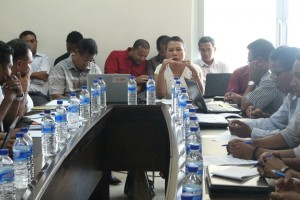 Diretora PNDS, Sra. Dulce Guterres Junior, lidera hela enkontru kordenasaun, iha Dili