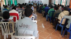 Intervensaun Administrador Munisipiu Viqueque iha Sosializasaun Mata dalan implementasaun PNDS