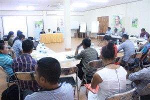 Work Shop kona ba Plano Asaun Annual ba Pontu Focal Jeneru no Inkluzaun Sosial (JIS) ne'ebe' halao iha Salaun Enkontru ETDA Dili, 10-11/03/2016