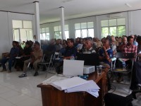 Autoridade Lokal hamutuk ho Ekipa Jestau Suku husi Munisipiu Baucau rona hela sosializasaun kona-ba mata dalan implementasaun programa PNDS