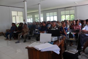 Autoridade Lokal hamutuk ho Ekipa Jestau Suku husi Munisipiu Baucau rona hela sosializasaun kona-ba mata dalan implementasaun programa PNDS