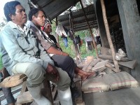 Sr. Adelino Gomes husi Dirasaun Servisu Agua, Postu Administrativo Atsabe, partisipa hela iha Audit ba projetu PNDS neebe halo husi Ekipa Independen