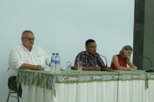 Direktur Interino, Marcio J Marcal halao abertura enkontru Koordenasaun Fulan Agusto Iha salaun Enkontru Joao Paulo II Comoro.