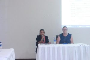 Chefe Departemento Recursus Humanus, Gina Braz halo abertura ba Enkontru Kordenasaun Fulan Novembru iha Hotel Ramelau, Dili