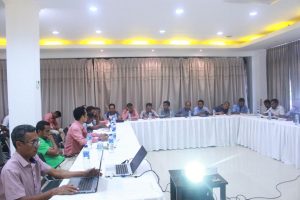 Funsionario PNDS Nasional ho munisipiu inklui ekipa Apoiu ba programa PNDS partisipa iha enkontru kordenasaun nasional
