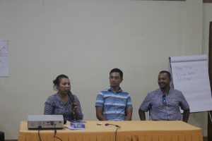 Diretora PNDS Halo Intervensaun hodi Ensera Treinamnto ba Enjineiru no FST iha Salao ETDA, Dili