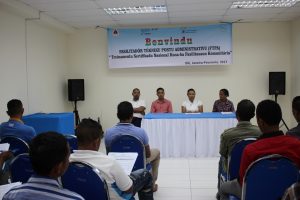 Diretora PNDS, Dulce Guterres Junior, fo hela lia menon ba FTPA iha treinamentu