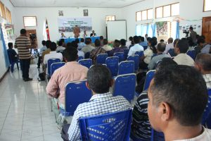 Administador Interino Munisipiu Covalima abertura enkontru Avaliasaun Annual Programa PNDS Munisipiu Covalima (14/02/2017)