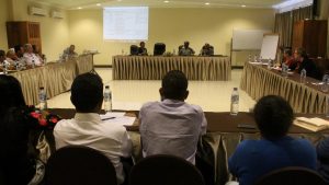 Diretor DANPP-MAE, Belarmino Neves halao Intervensaun iha Forum Planeamentu Integrado Munisipal no Nasional Konaba PAA PNDS 2018