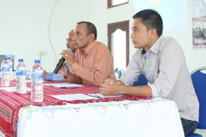 Administrador Munisipiu Viqueque, Grigorio Henriques abertura enkontru avaliasaun Annual iha salaun Administrasaun Munisipal Viqueque