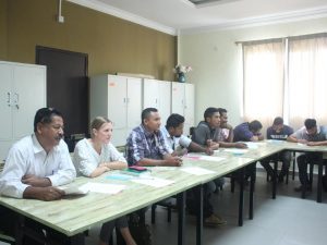 Direktur Interino, Secundino Freitas Moreira hala’o abertura Formasaun ba Ekipa MIS no Kontabilista Munisipiu iha Salaun Etda, Dili.