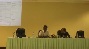 Direktur Interino, Secundino Freitas Moreira hala'o abertura enkontru Koordenasaun Fulan Junho Iha salaun JL.Villa