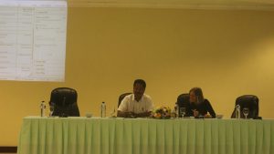 Direktur Interino, Secundino Freitas Moreira hala'o abertura enkontru Koordenasaun Fulan Junho Iha salaun JL.Villa