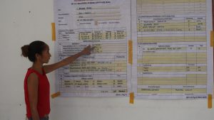 Tezureiru Suku BAiro Pite Maria Ana Pereira, Aprezenta Deskripsaun konaba Gastus Orsamentu Infraestrutura no Operasional Suku Bairo Pite.