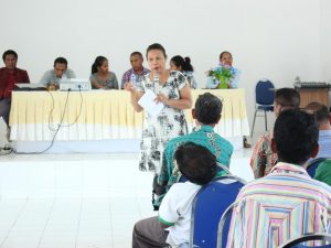 Aprezentasaun Diretora PNDS, Dulce Guterres Junior konaba kontribuisaun PNDS hodi hasa'e rendimentu ekonomia feto Timor Leste