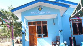 Uma Postu Polisia iha Metinaro neebe hetan inagura husi embaisadora Nova Zelandia ba Timor Leste
