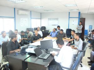 Diretor Interino ST-PNDS, Marcio J. Marcal. F. Lihite, hala'o intervensaun apresia ho planu husi Ekipa ITC ST-PNDS.
