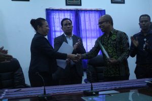 Diretora Nasional PNDS, Dulce Guterres Junior Kaer Liman ho Presidente Conselho Administrasaun BNCTL