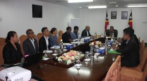 Primeiru Ministru Rona Aprejentasaun husi ekipa PNDS Konaba Uma Kbi'it Laek