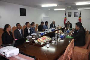 Primeiru Ministru Rona Aprejentasaun husi ekipa PNDS Konaba Uma Kbi'it Laek