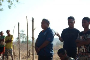 Chefe Suku Beneufe, Marco Col, Hala'o Intervensaun ba Programa PNDS Ne'ebe halo Iha Suku Beneufe, Postu Nitipbe, RAEAO.