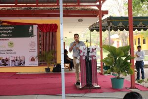 Diretur Nasional ST-PNDS interino, Fortunato Godinho Amaral, Objetivu husi Formasaun Konaba Espesialidade Operasaun no Manutensaun Bomba Be’e Eletrica iha Fatin Formasaun CNFP Tibar.
