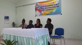Diretora Nasional PNDS, Dulce Guterres Junior Hala'o Avertura Treinamento ba Ema ho Defisiente Ne’ebé Hala’o Knar Nudar Ekipa Jestau Suku iha Implementasaun Programa PNDS.