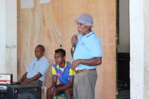 Chefe Suku Uatu-haco, Crizoson Correia hato'o nia Agradese no Sentimentu Kontenti Tanba Liu Husi PNDS Bele rona Komunidade Suku Uato-haco nia lia.