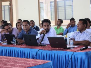 Diretor Delegasaun Munisipiu Manufahi Aprezenta Progresu Servisu Konaba Implementasaun Faze 3 Siklus II, Konstrusaun Uma Edukativa no Playground.
