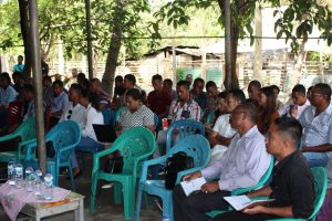 Partisipante Enkontru Kordenasaun Antusiasmu Rona Esplikasaun Husi Diretora PNDS Nasional.