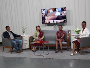 Diretora PNDS, Dulce Guterres Junior Akompanha husi Ekipa Jestaun Suku husi Bucoli, Jeferina da Silva no Postu fokal Generu Liquica Alcino Freitas da Cruz halao Talk Show Iha GMN TV