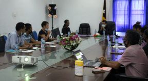 Ministru Administrasaun Estatal, Dr. Miguel Pereira de Carvalho, halo Intervensaun ba Servisu no Motiva Ekipa PNDS atu Kontinua Kopera, Servisu no Kordena Kontinua ba Oin.