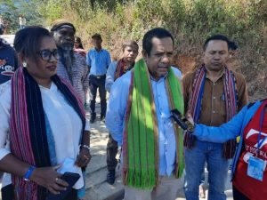 Media sira halo intervista ho Presidente Autoridade Munisipal Ermera, konaba Projetu ne'ebe inaugura