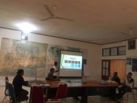 Aprezentasaun materia tekniku nia iha refresing treinamentu POM iha Munisipiu Manufahi