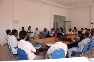 Presidente Autoridade Munisipal Bobonaro Abertura Treinamento POM Refresing, iha Administrasaun Munisipiu Bobonaro