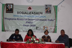 Sekretariu Administrasaun Munisipal Ainaro Abertura sosializasaun Faze 1no 2 siklu 3 iha Munisipiu Ainaro