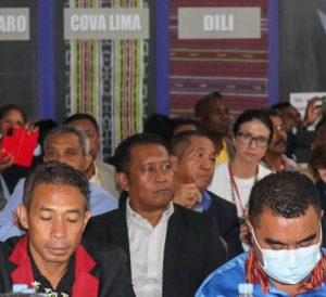 Sekretariu Ezekutivu ST-PNDS, Amandio Paulino Gastão do Rosario de Sousa partisipa iha konfresia Internasional Sidade Amigas entre Governu Timor-Leste ho Governu Ausrtalia iha salaun Nobre Ministériu Negósiu Estranjeiru no Kooperasaun (MNEK).