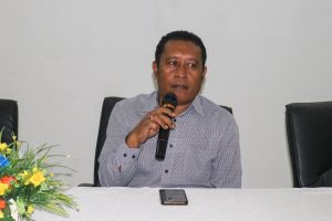 Sekretariu ST-PNDS, Amandio Paulino Gastão do Rosario de Sousa abertura refresher training konaba Desiminasaun no Formasaun MOP-PNDS iha INAP, Comoro.