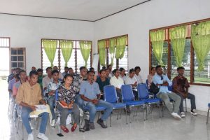 Funsionariu PNDS RAEOA partisipa iha Formasaun Manual Operasaun PNDS.