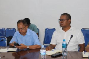 Diretor Nasionál Patrimoniu no Logistika, Rogerio Muakandala Manuel ne’ebe reprezenta Sekretariu ezekutivu PNDS.